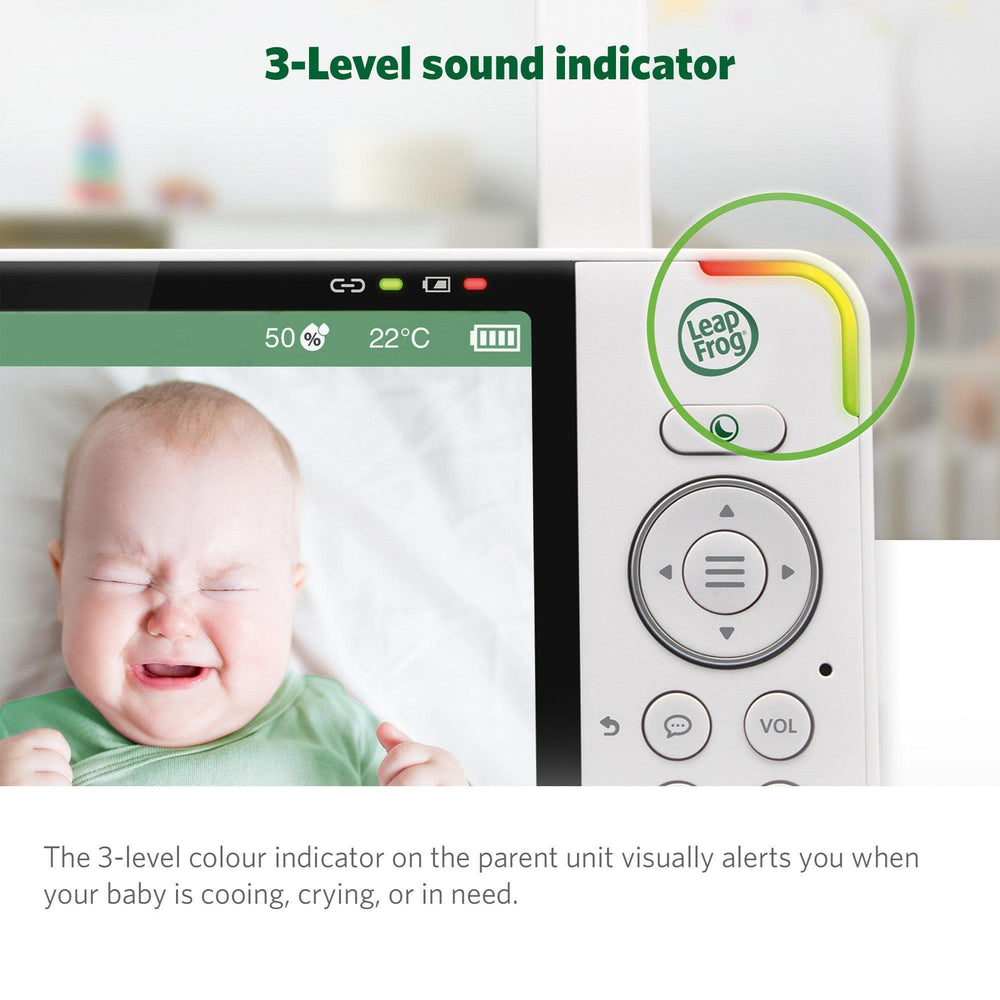 Leapfrog Baby Monitors LeapFrog LF920HD 7 Inch Video Baby Monitor &amp; Floorstand - White