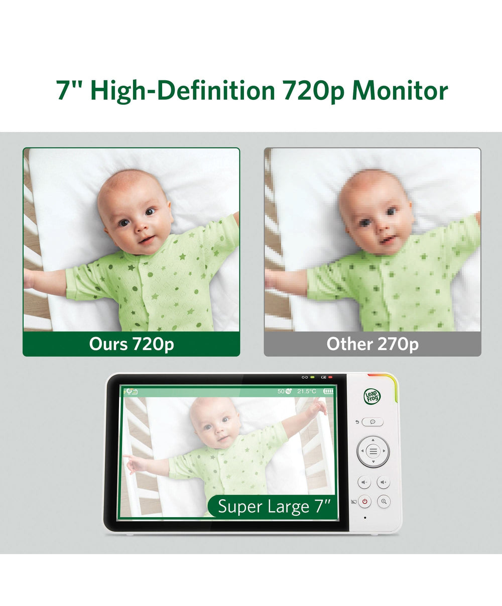 Leapfrog LeapFrog  LF5817HD 7” Over-the-Cot Smart Baby Monitor