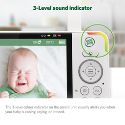 Leapfrog LeapFrog LF920HD 7' Video Baby Monitor with Colour Night Vision - White