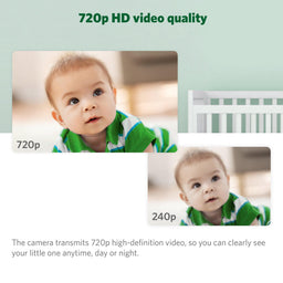 Leapfrog LeapFrog LF920HD 7' Video Baby Monitor with Colour Night Vision - White