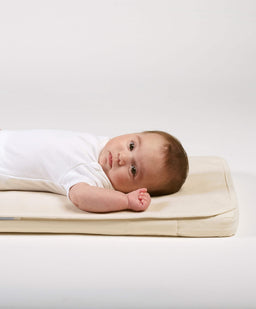 Little Green Sheep Moses Basket Bedding The Little Green Sheep Organic Moses Basket / Pram Mattress Protector in Natural White