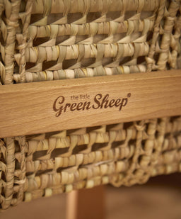 Little Green Sheep Moses Baskets Little Green Sheep Organic Knitted Moses Basket & Mattress - Truffle