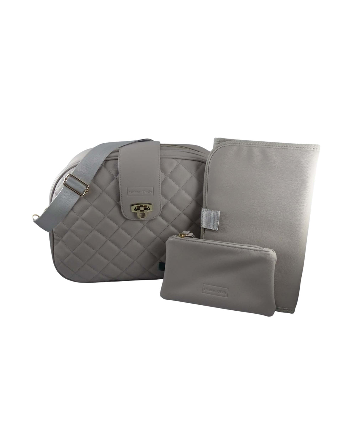 London Olivia Islington Cross Body Changing Bag Greige – Mamas