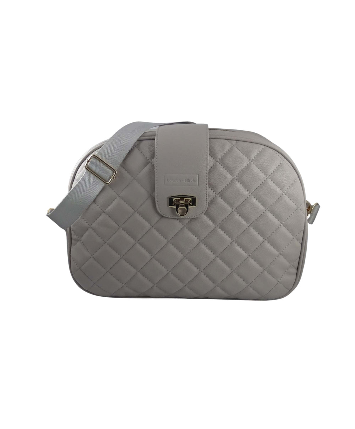 London Olivia Changing Bags London Olivia Islington Cross Body Changing Bag - Greige