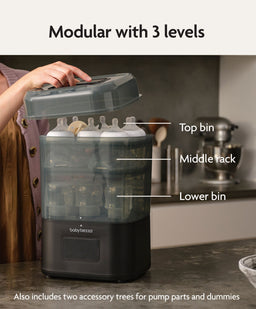 Loulou Lollipop Sterilisers Baby Brezza SuperQuick Steriliser Dryer - Black