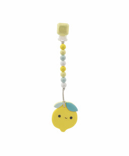 Loulou Lollipop Teethers Loulou Lollipop Pacifier Clip Teething Set - Lemon
