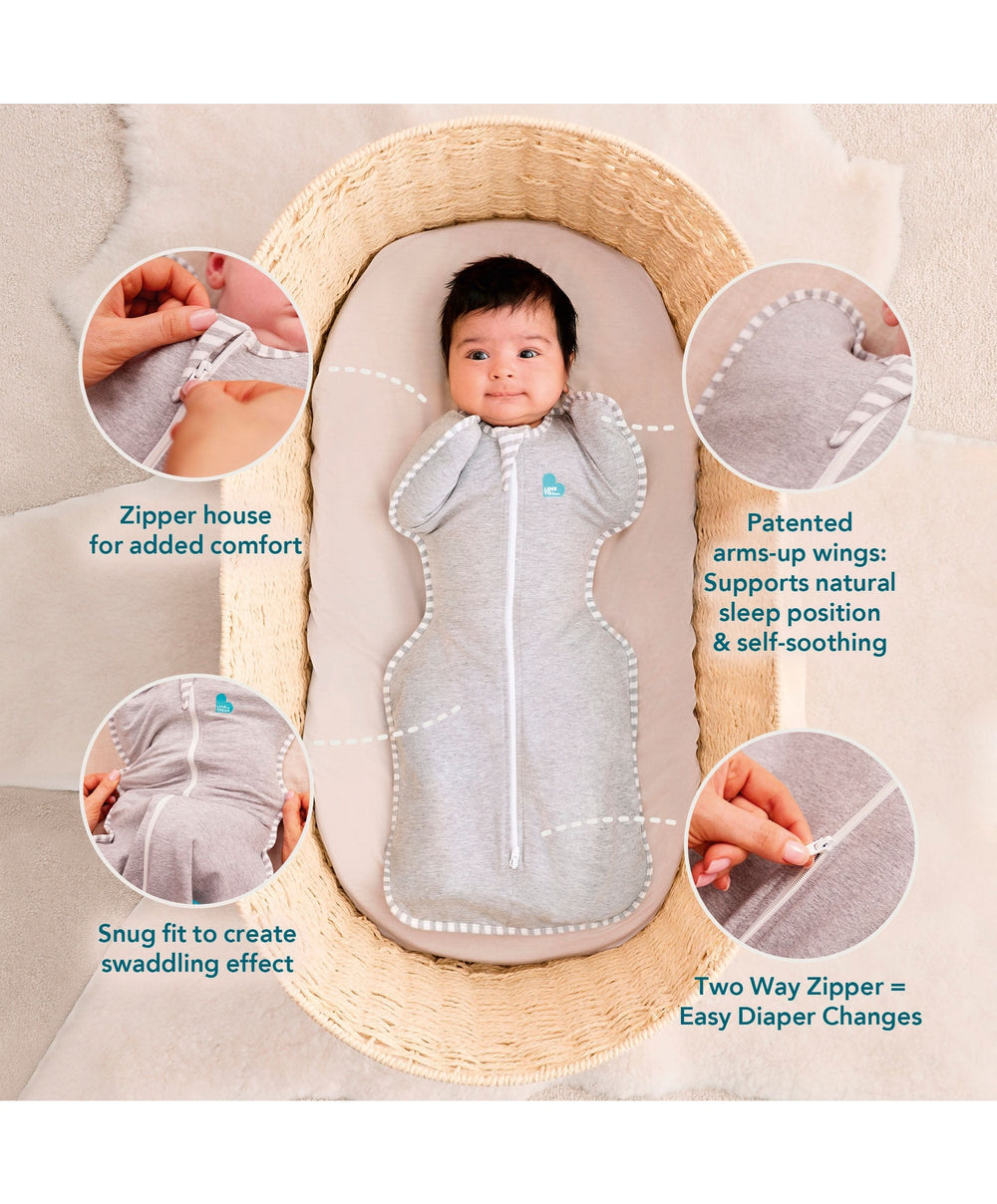 Love to Dream Dreampod Sleep Bags &amp; Swaddling Love to Dream™ Swaddle Up (1.0 Tog) - Oatmeal