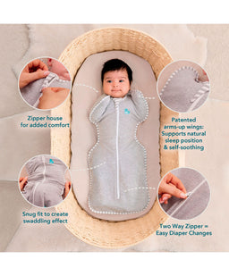 Love to Dream Dreampod Sleep Bags & Swaddling Love to Dream™ Swaddle Up (1.0 Tog) - Oatmeal