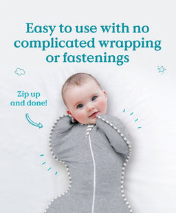 Love to Dream Dreampod Sleep Bags & Swaddling Love To Dream Swaddle Up™ (2.5 Tog) - White Dreamer