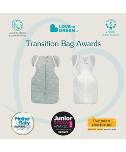 Love to Dream Dreampod Sleep Bags & Swaddling Love To Dream Swaddle Up&trade; Transition Bag Medium/3-6 Months (1.0 Tog) - Grey