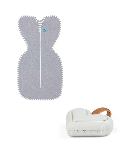 Love to Dream Soothers Love to Dream Swaddle Up™ and Sleep Machine Bundle 0-1 Months (1.0 Tog) - Grey