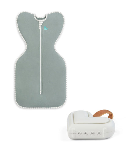 Love to Dream Soothers Love to Dream Swaddle Up™ and Sleep Machine Bundle 0-3 Months (1.0 Tog) - Dark Olive
