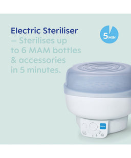 Mam Bottle Feeding MAM Baby 6-in-1 Electric Steam Steriliser & Bottle Warmer - Grey