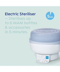 Mam Bottle Feeding MAM Baby 6-in-1 Electric Steam Steriliser & Bottle Warmer - Grey