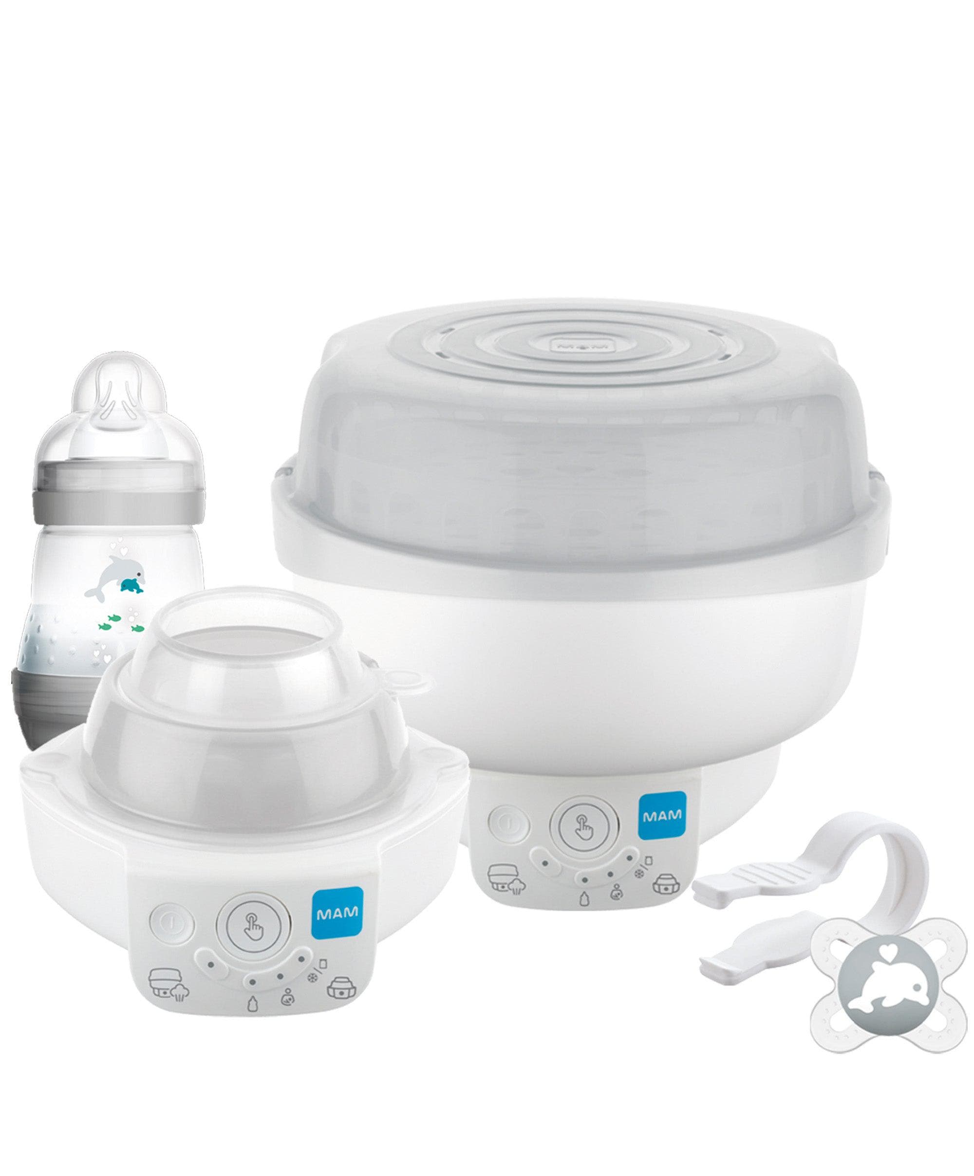 MAM Baby Electric Steriliser Bottle Warmer Grey – Mamas Papas IE