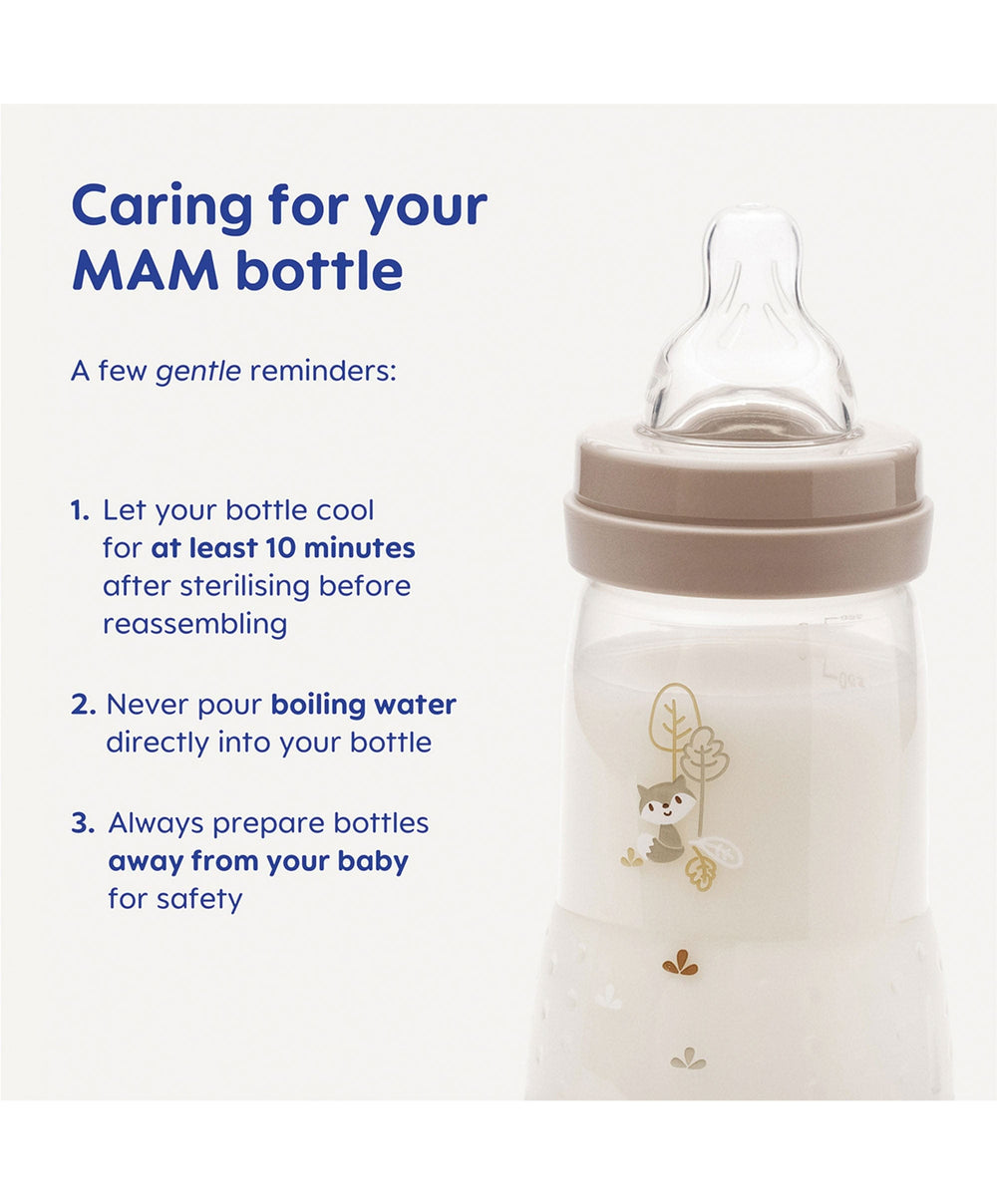 Mam Bottle Feeding MAM Baby Feed &amp; Soothe Anti Colic Bottles &amp; Soothers Set - Cotton