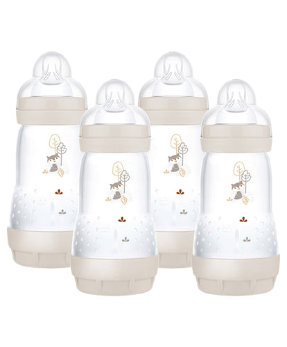 Mam Bottle Feeding Mam Easy Start 260ml Bottle Set - Taupe (4 pack)