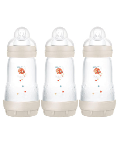 Mam Bottle Feeding MAM Easy Start Anti-Colic 260ml Bottle (3 Pack) - Cotton