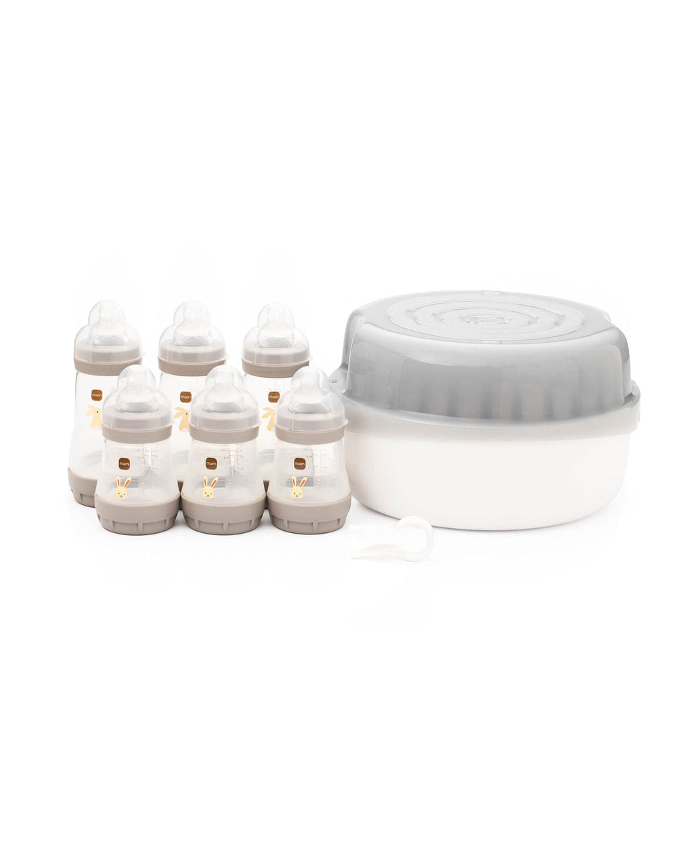 Mam Bottle Feeding MAM Easy Start Bottle &amp; Microwave Steriliser Set