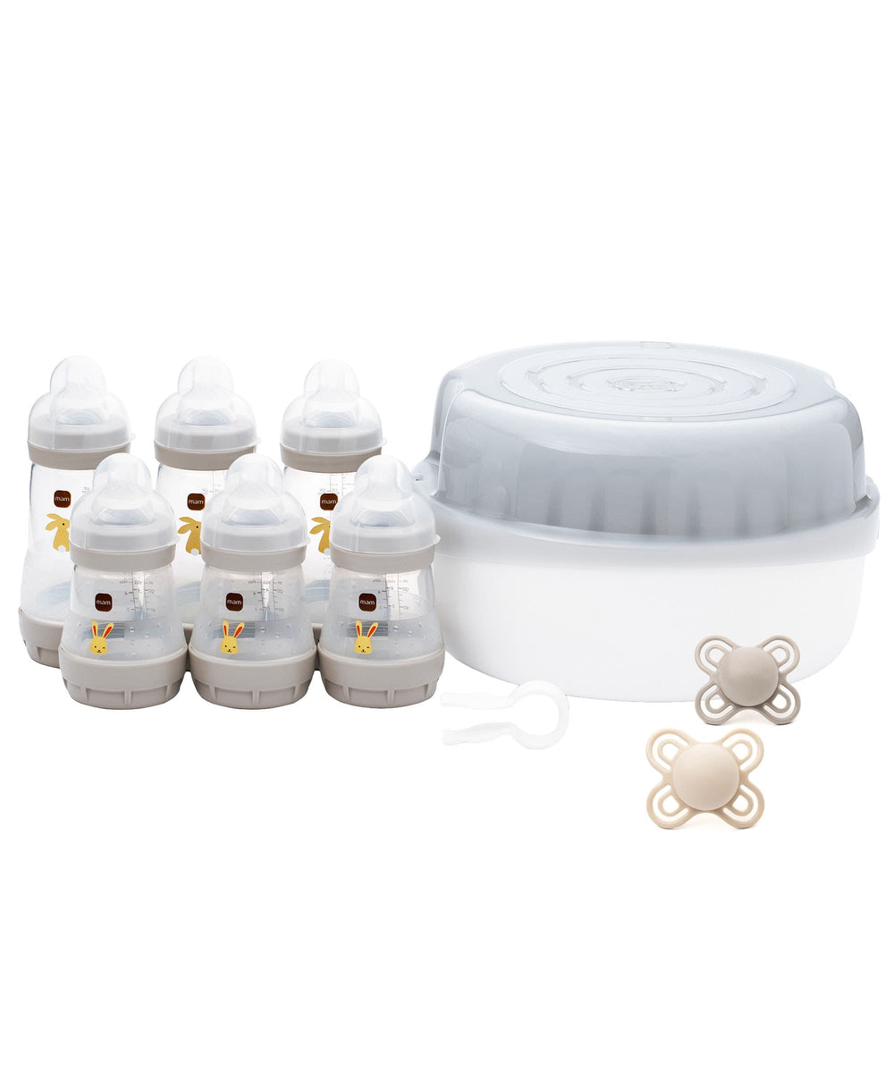 Mam Bottle Feeding MAM Easy Start Bottle, Steriliser &amp; Soother Set