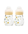 Mam Bottle Feeding MAM Feel Good Glass Bottle 170ml (2 Pack) - Yellow