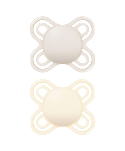 Mam Bottle Feeding MAM Perfect 0-2m Soother (2 pack) - Beige