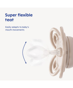 Mam Bottle Feeding MAM Perfect 0-2m Soother (2 pack) - Beige