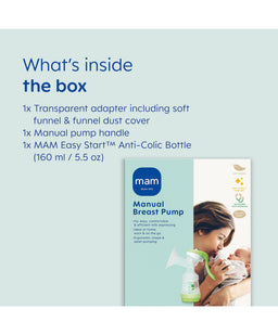 Mam Breastfeeding MAM Manual Breast Pump - Green