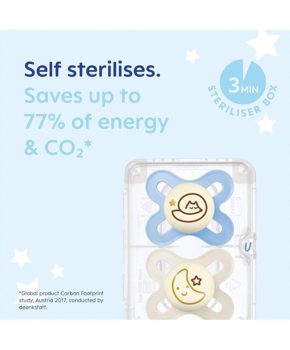 Mam Soothers MAM Night Soother Set (0-6m)