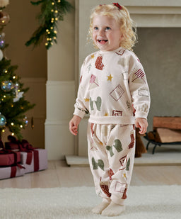 Mamas & Papas 2pc Set Christmas Icon Sweat & Jogger Set