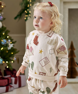 Mamas & Papas 2pc Set Christmas Icon Sweat & Jogger Set