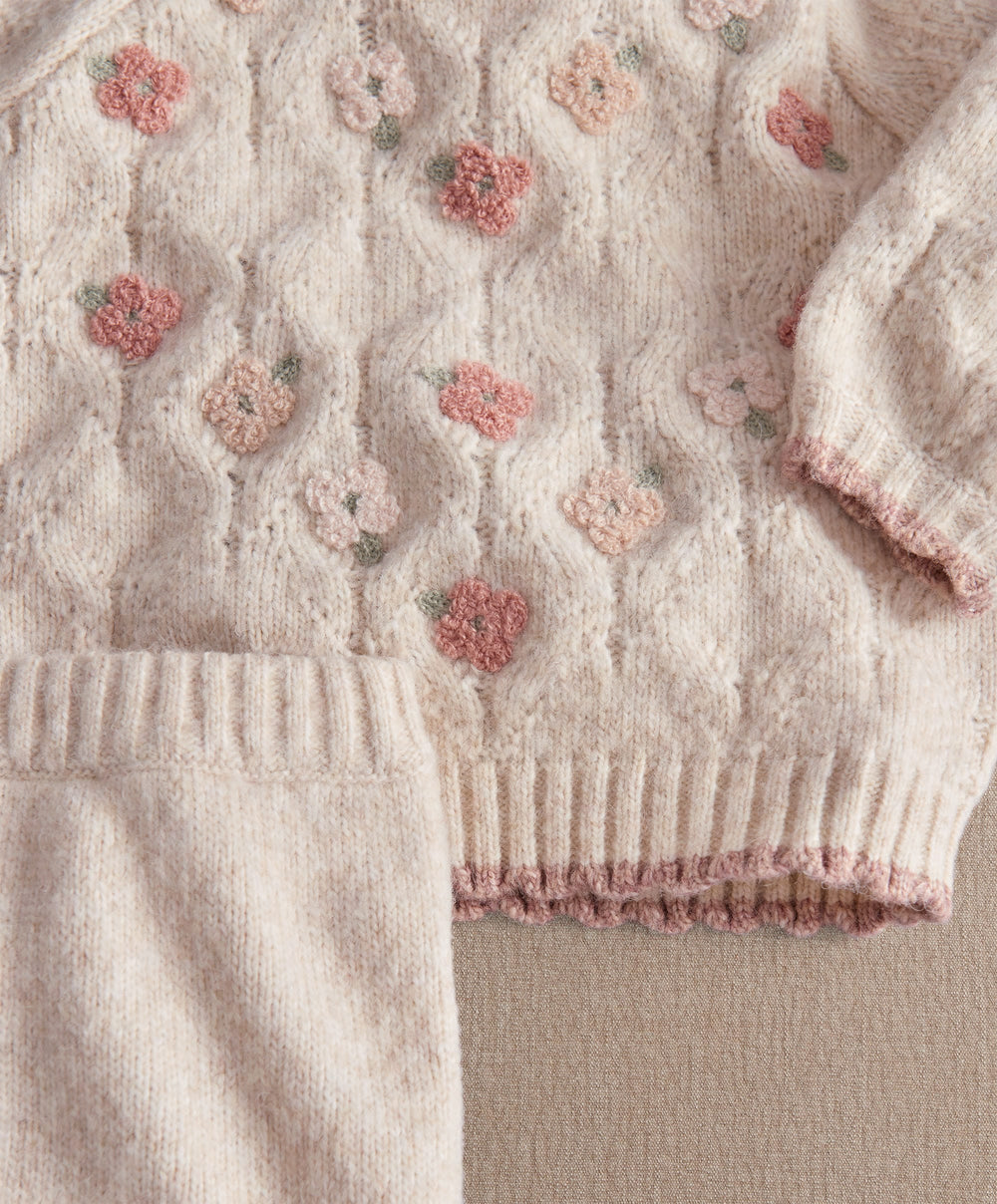 Mamas &amp; Papas 2pc Set Floral Knit Set ( Pack of 2)
