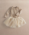 Mamas & Papas 2pc Set Gold Sequin Tutu & Bodysuit
