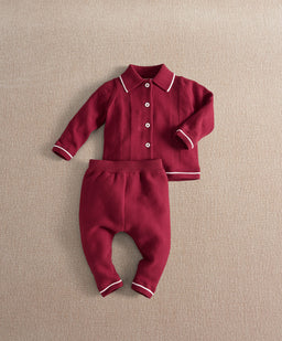 Mamas & Papas 2pc Set Mr Santa Christmas Outfit Set