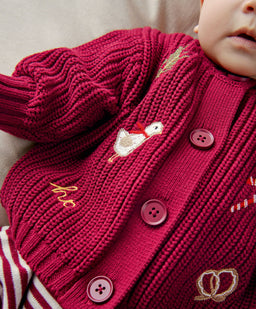 Mamas & Papas 2pc Set Red Christmas Top & Leggings Set