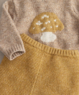 Mamas & Papas 2pc Set Toadstool Cardigan & Leggings Set