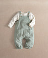 Mamas & Papas 2pc Set Train Embroidery Dungarees & Long Sleeve Top