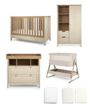Mamas & Papas 6pc Harwell Cashmere & Lua 2 Sand/Oat Bundle