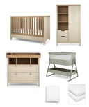 Mamas & Papas 6pc Harwell Cashmere & Lua 2 Thyme/White Bundle
