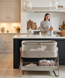 Mamas & Papas 6pc Harwell White & Lua 2 Mocha/Wht Bundle