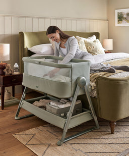 Mamas & Papas 6pc Harwell White & Lua 2 Thyme/White Bundle