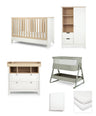 Mamas & Papas 6pc Harwell White & Lua 2 Thyme/White Bundle