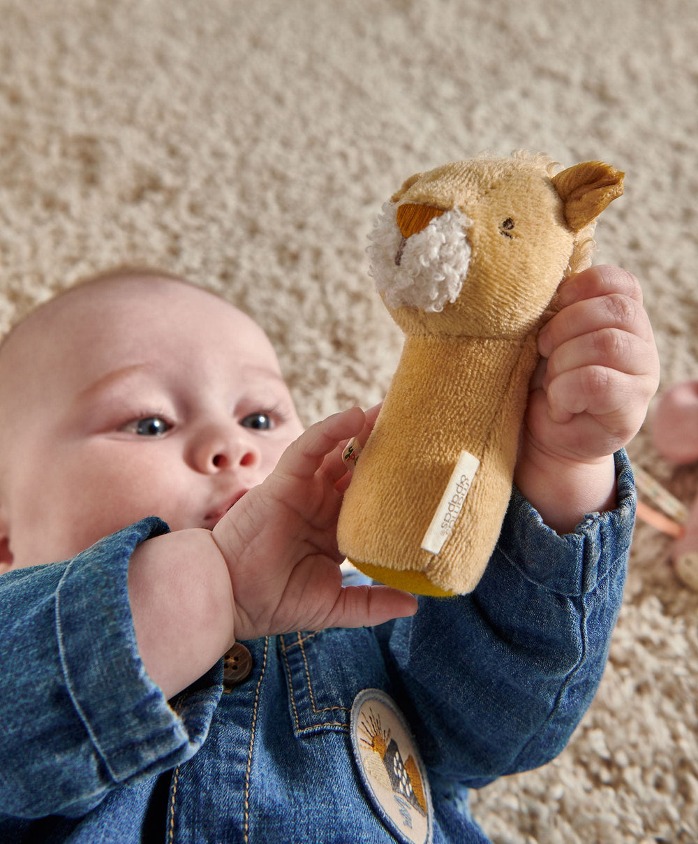 Mamas &amp; Papas Activity Toys Mini Rattle - Lenny Lion