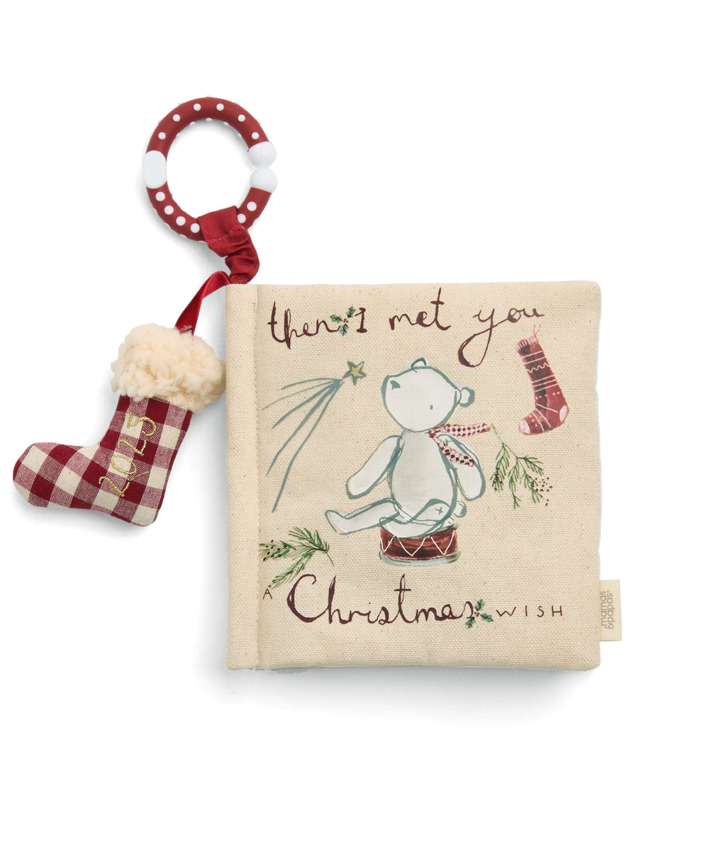 Mamas &amp; Papas Activity Toys Then I met you&#39; Christmas Baby Book