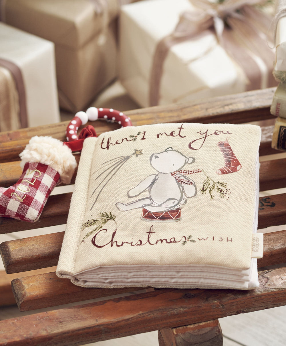 Mamas &amp; Papas Activity Toys Then I met you&#39; Christmas Baby Book