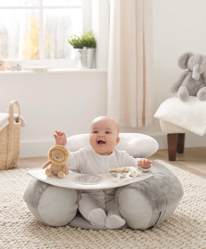 Mamas & Papas Activity Toys Welcome to the World Sit & Play Elephant Interactive Seat - Grey