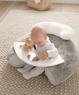 Mamas & Papas Activity Toys Welcome to the World Sit & Play Elephant Interactive Seat - Grey