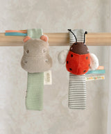Mamas & Papas Activity Toys Wrist Rattles - Hippo/Ladybird  (2 Pack)
