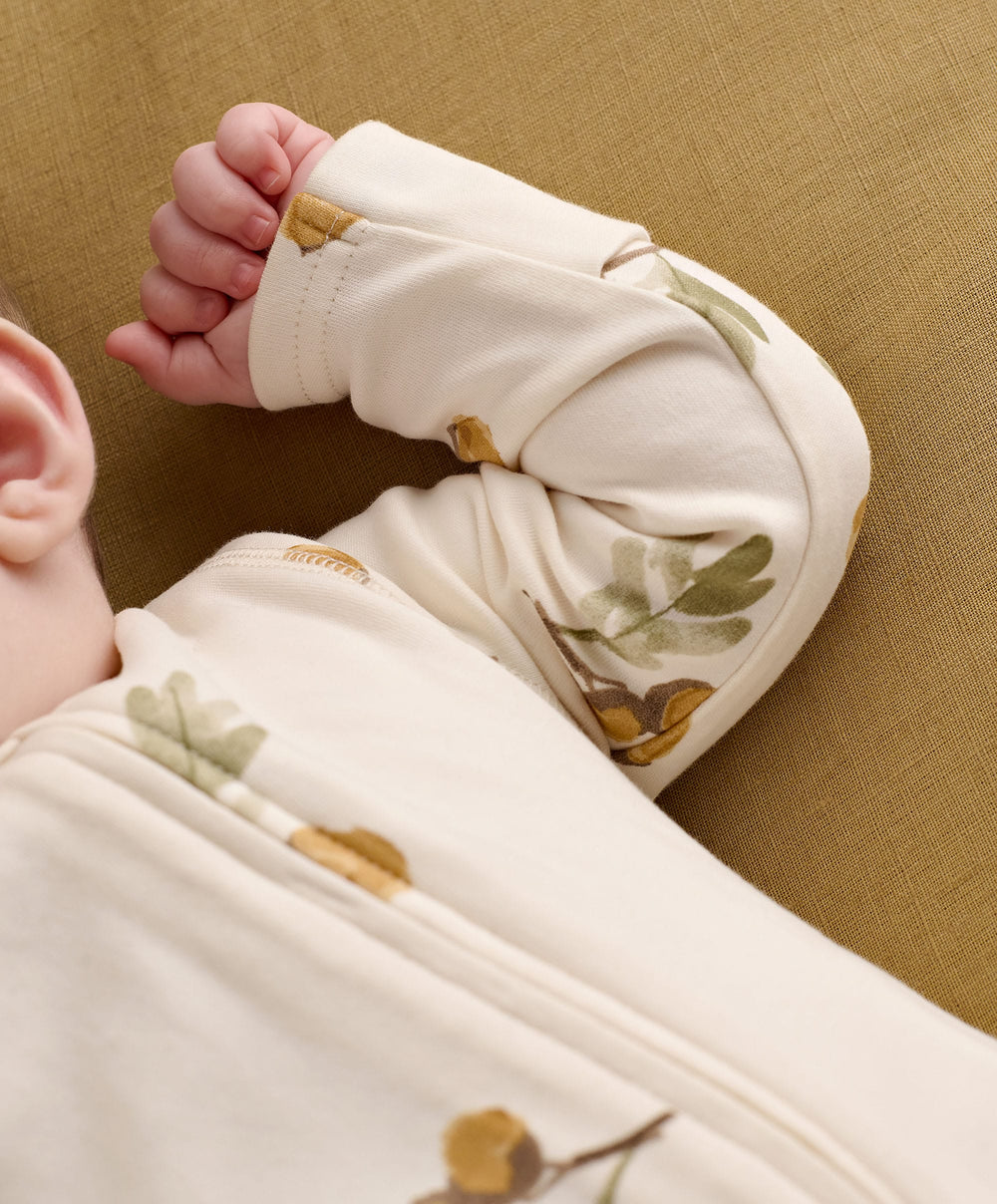 Mamas &amp; Papas All-in-Ones &amp; Bodysuits Acorn Print Zip All In One