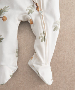Mamas & Papas All-in-Ones & Bodysuits Acorn Print Zip All In One